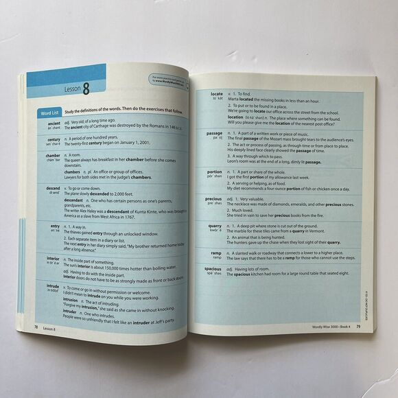 Wordly Wise 3000 Book 4 Systematic Academic Vocabulary Development Workbook - Picture 6 of 11